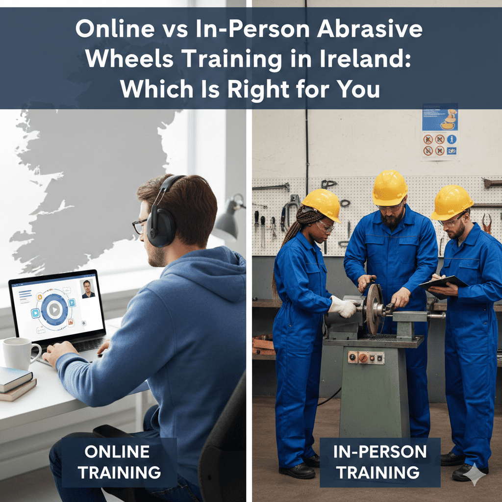 Online vs In-Person Abrasive Wheels Training in Ireland: Which Is Right for You?