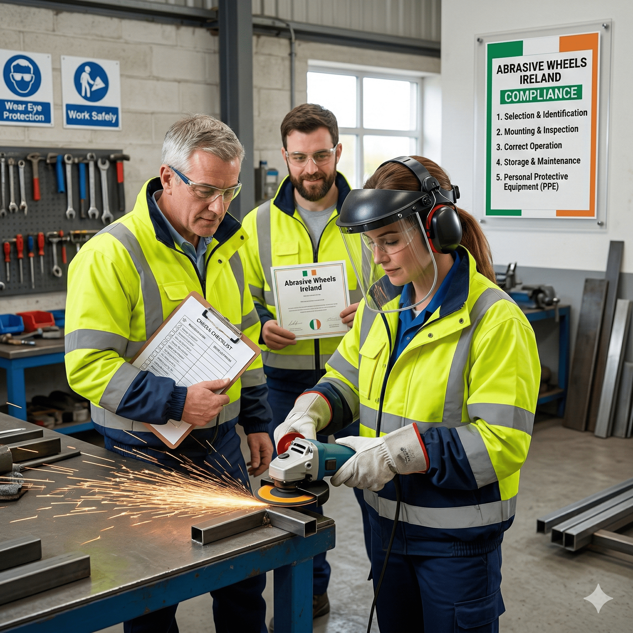 Step-by-Step Process to Achieve Abrasive Wheels Ireland Compliance
