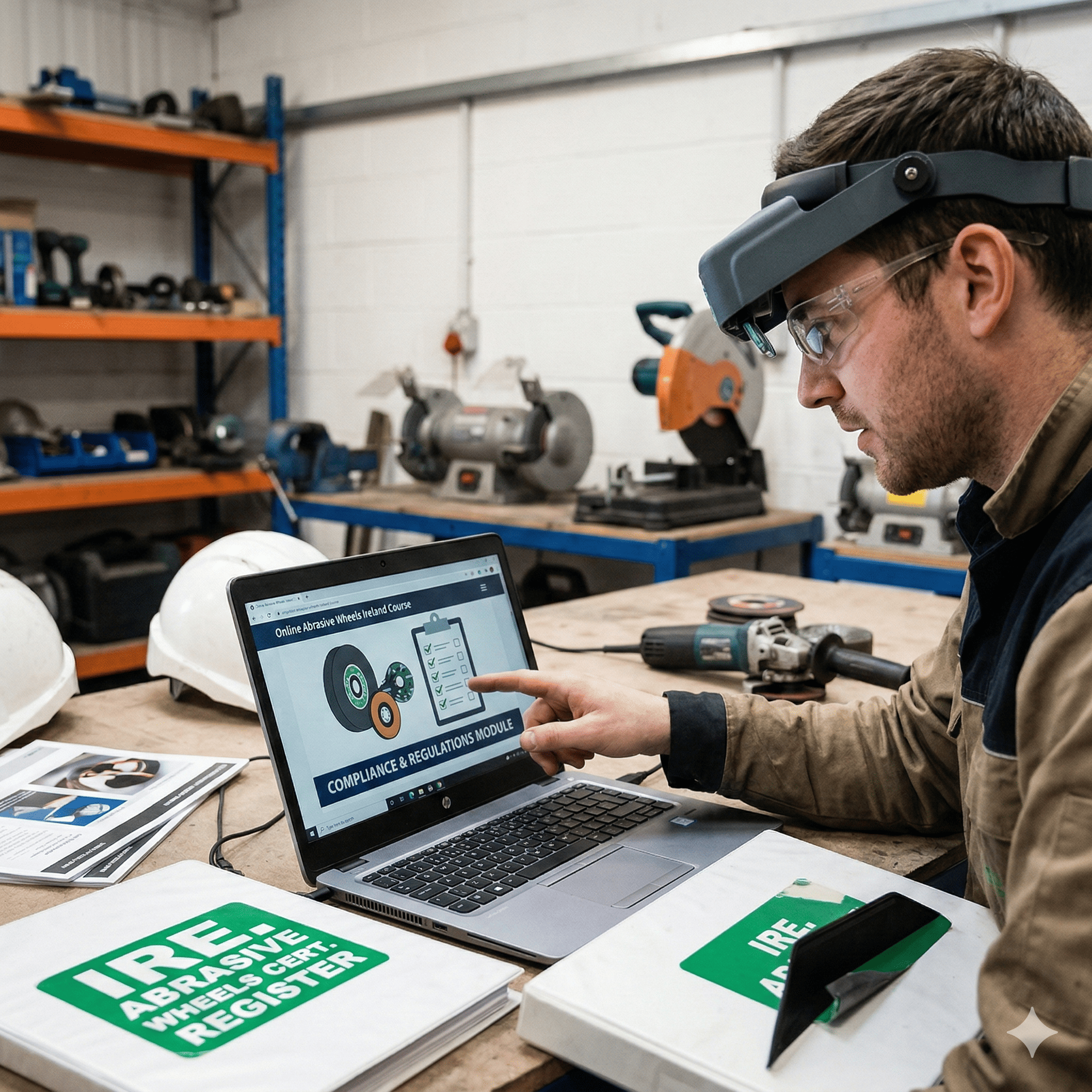 Online Abrasive Wheels Ireland Courses: Are They Fully Compliant?