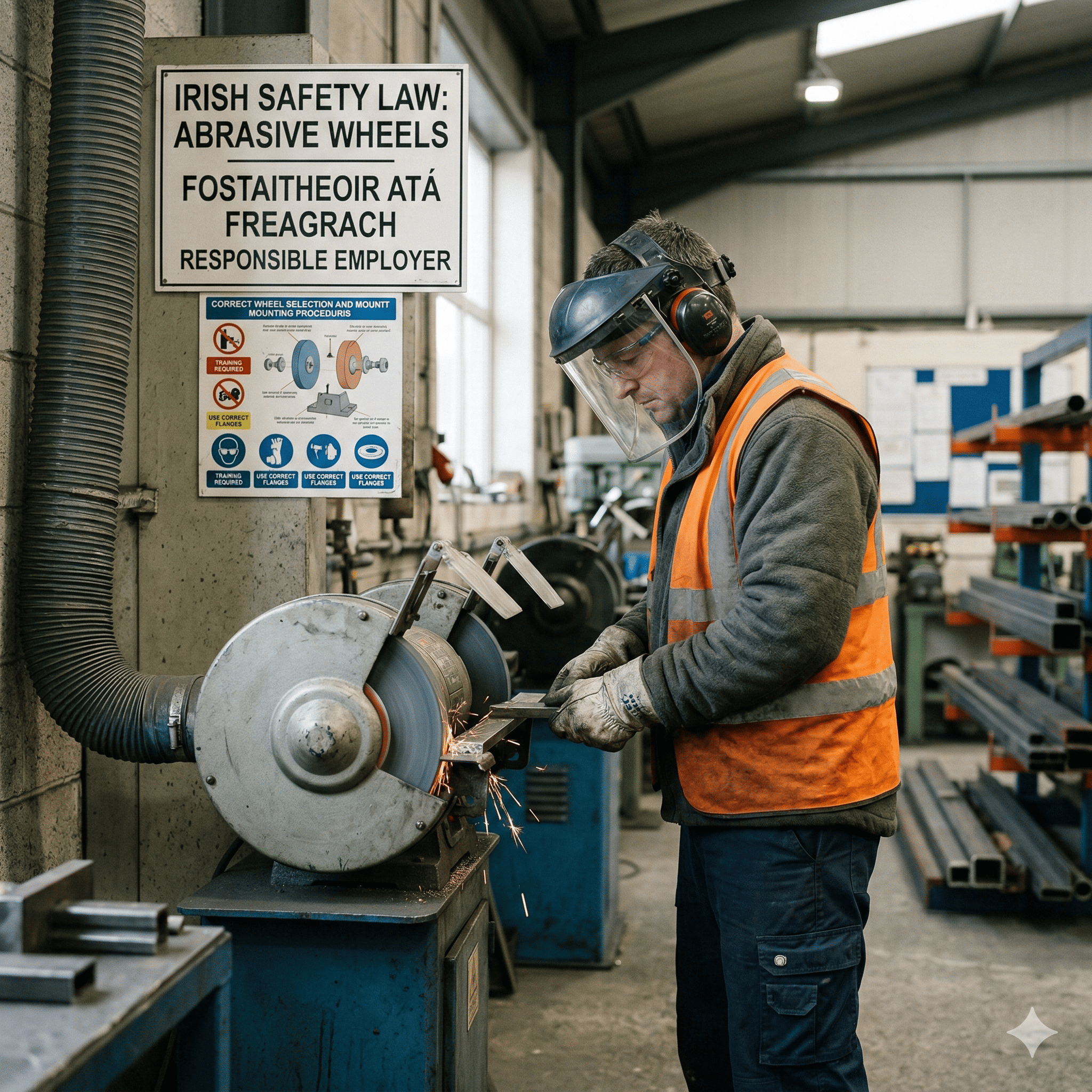 Employer Responsibilities Under Abrasive Wheels Ireland Safety Laws