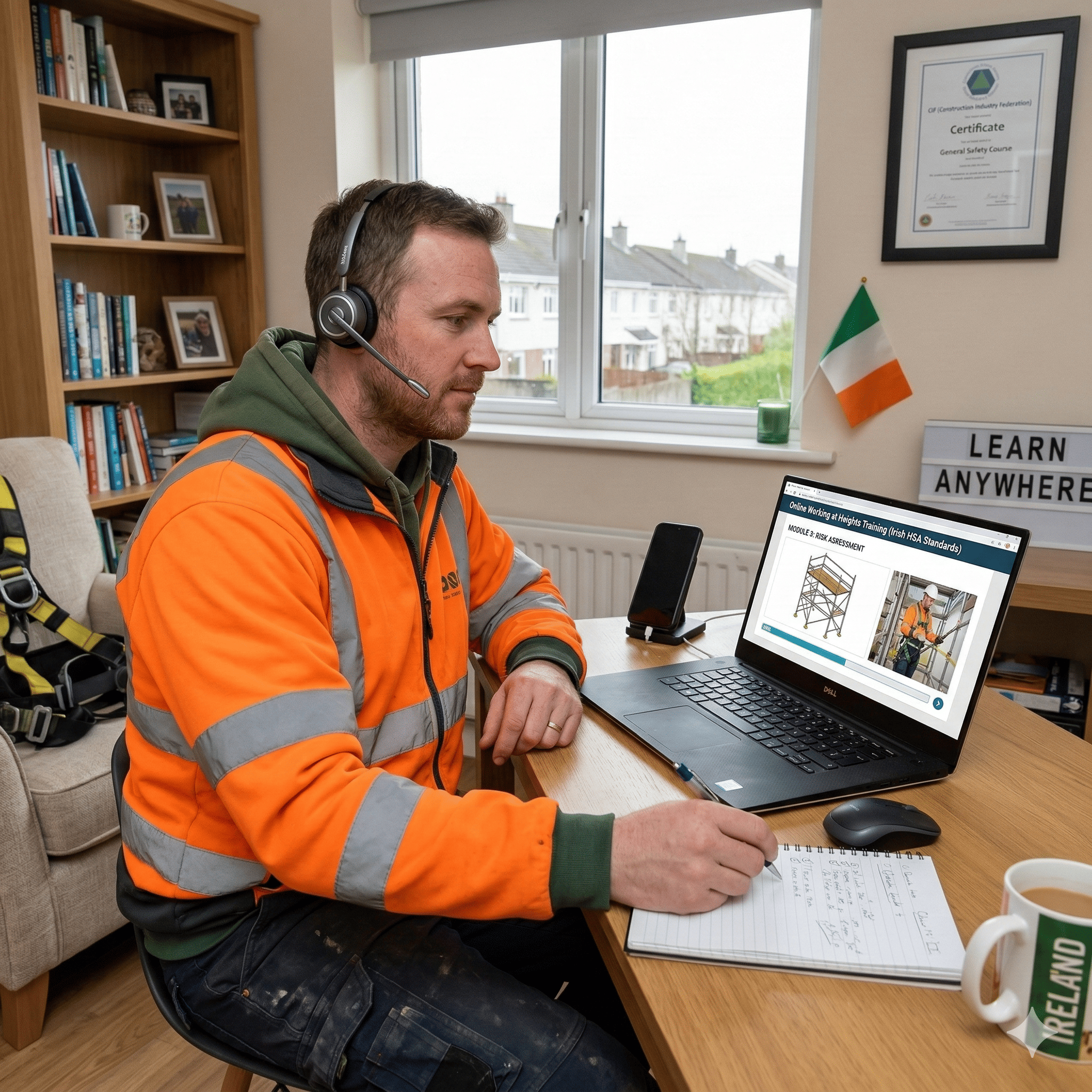 Benefits of Online Working at Heights Training for Irish Workers