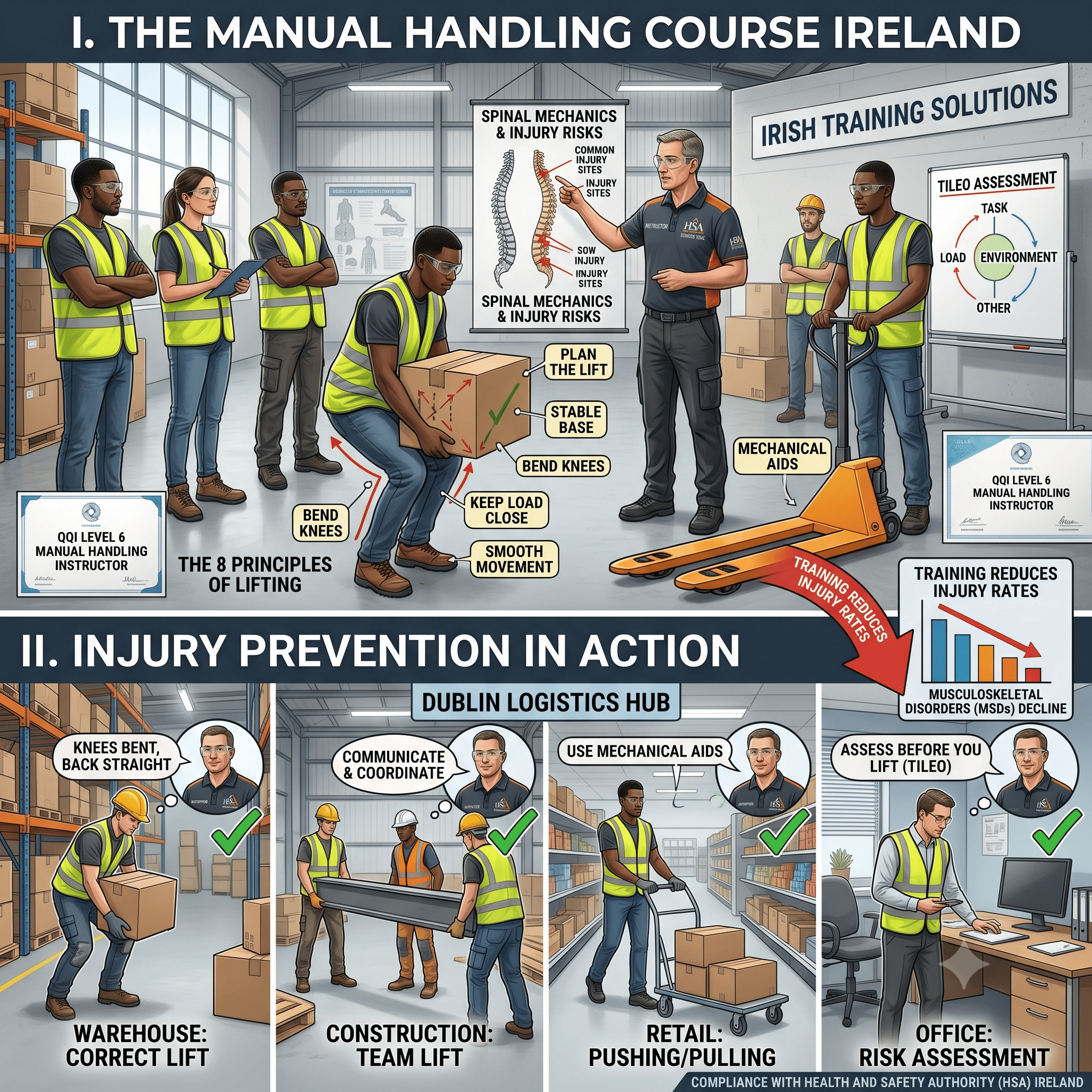 Manual Handling Course Ireland: The Role of Training in Injury Prevention Programs