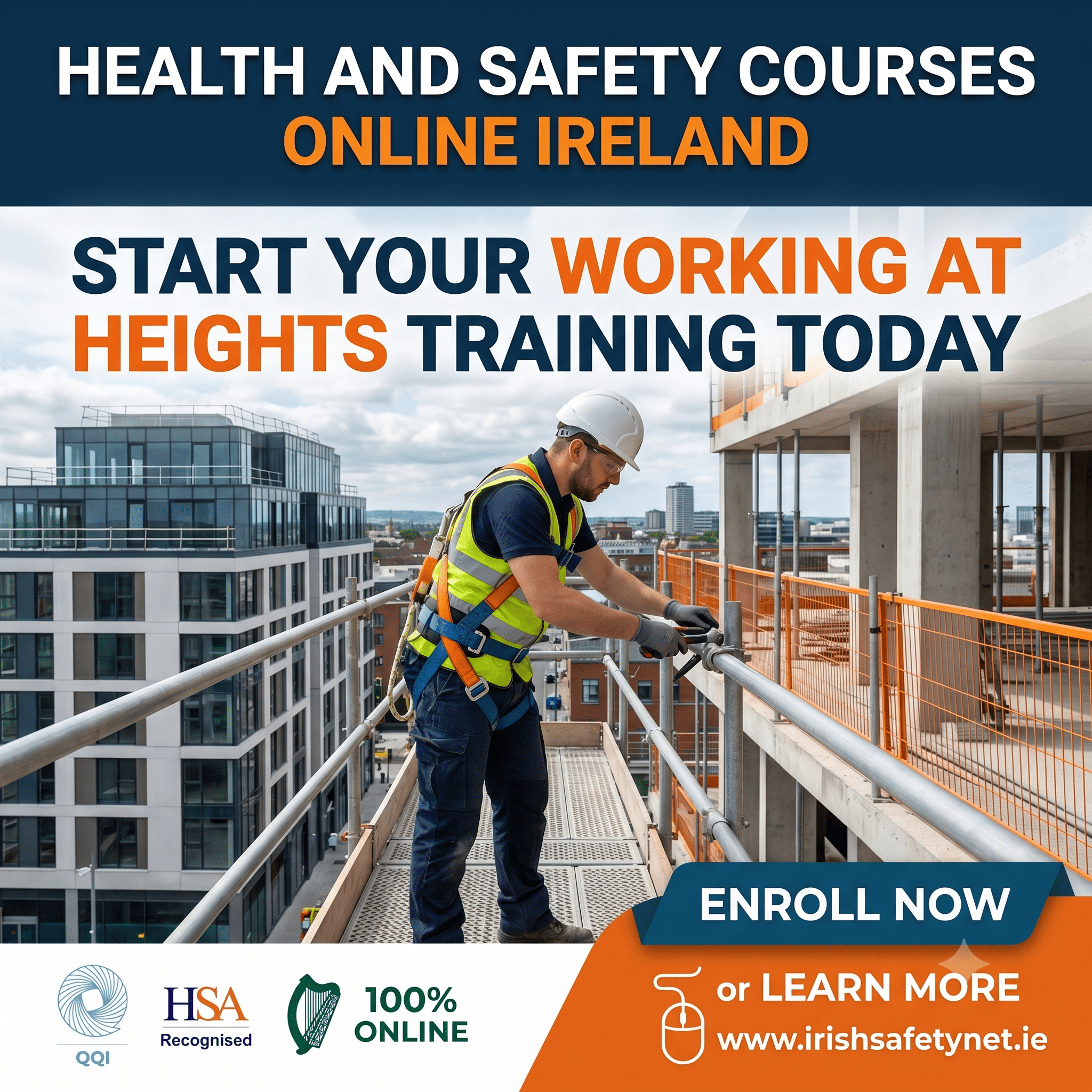 Health and Safety Courses Online Ireland: Start Your Working at Heights Training Today