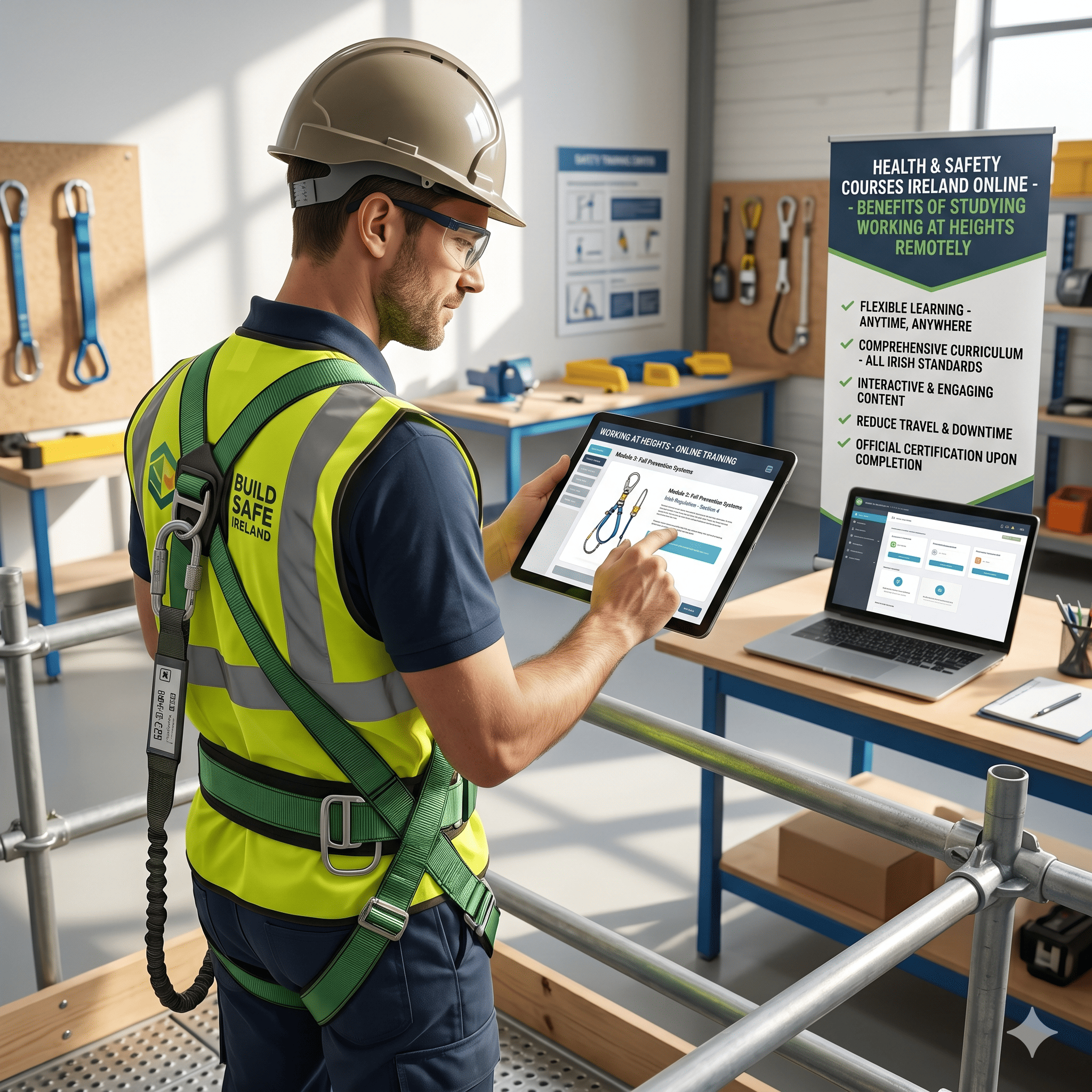 Health and Safety Courses Ireland Online: Benefits of Studying Working at Heights Remotely