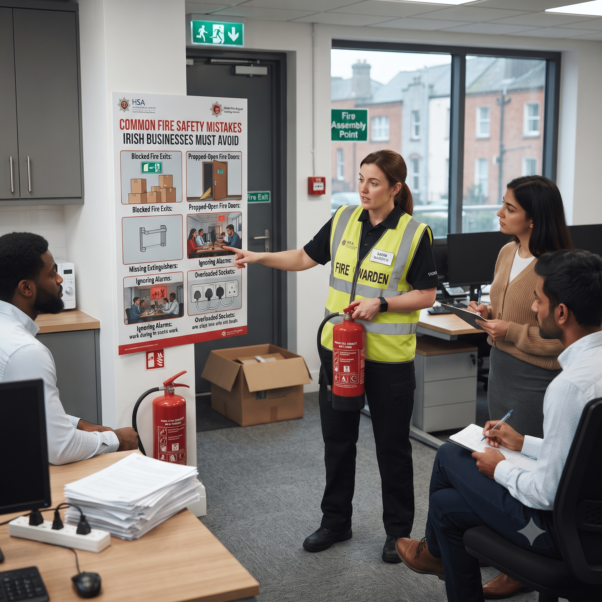 Common Fire Safety Mistakes Irish Businesses Can Avoid with Fire Warden Training