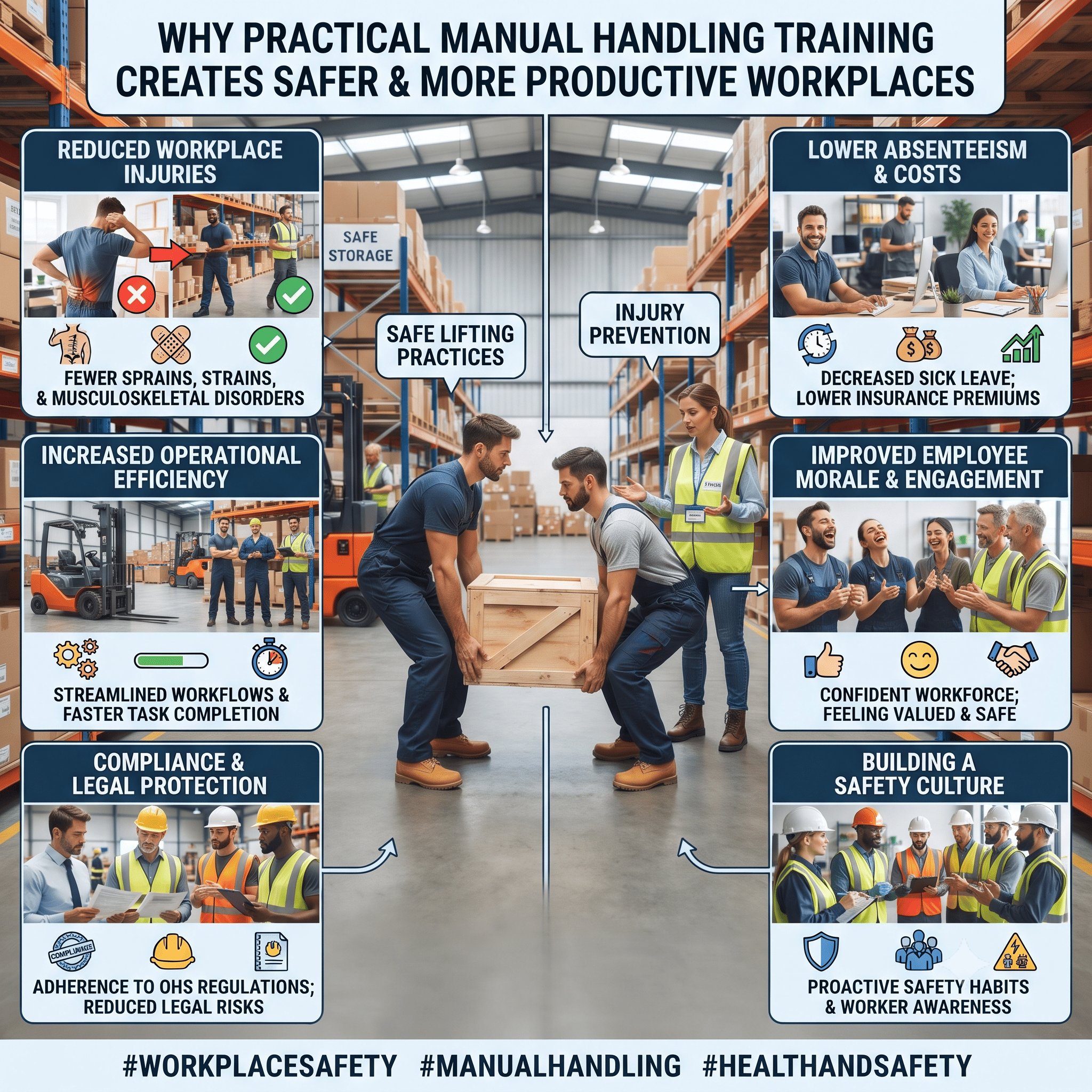 Why Practical Manual Handling Training Creates Safer and More Productive Workplaces